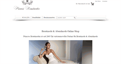 Desktop Screenshot of brautkleid-shop.de