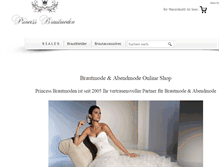 Tablet Screenshot of brautkleid-shop.de